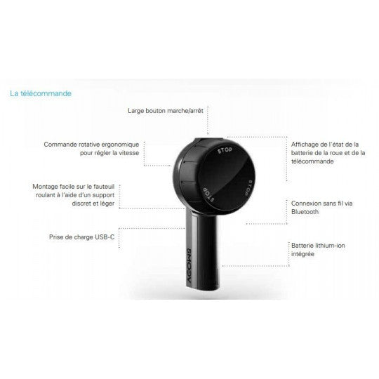Dispositif de propulsion électrique Alber Smoov One