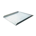 Rampe d'accès ERP PMR amovible longueur 400 mm en aluminium larmé antidérapant