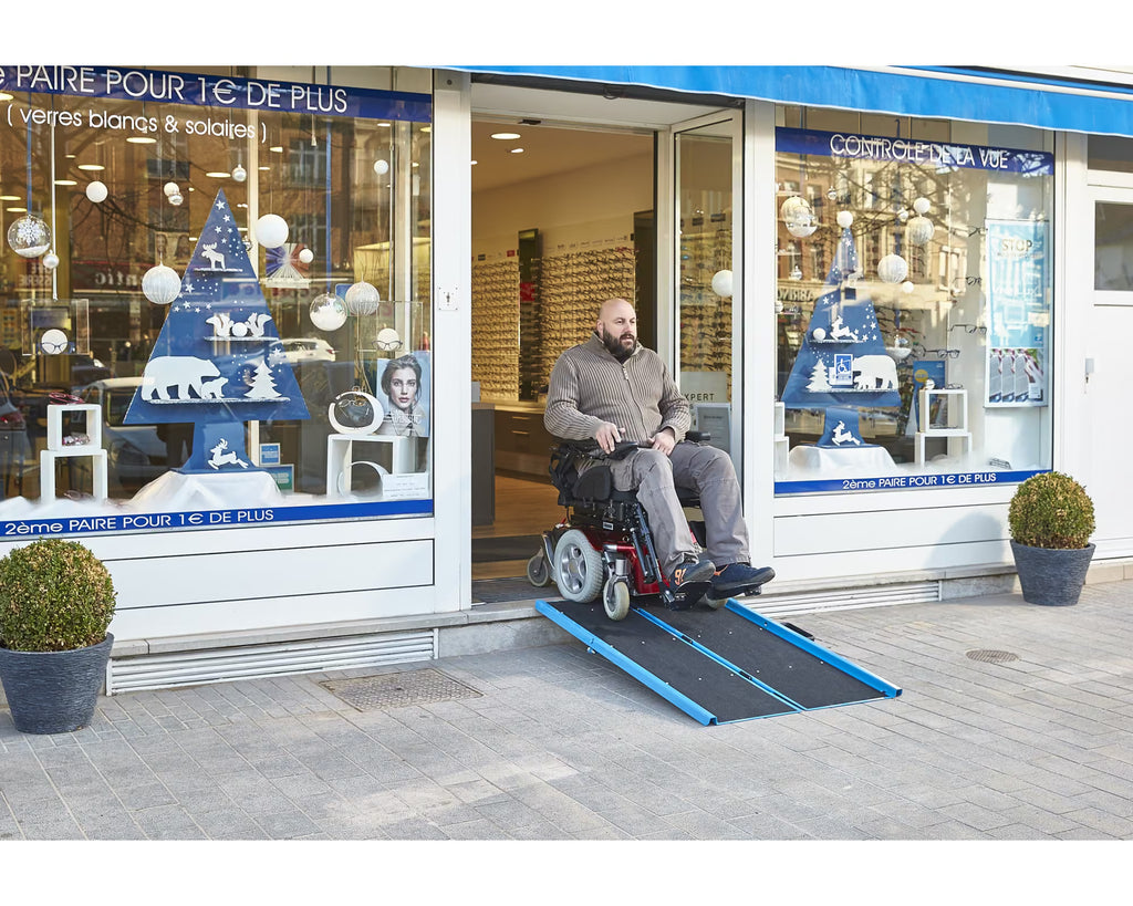 Rampe d'accès pliable en aluminium AVEC carillon