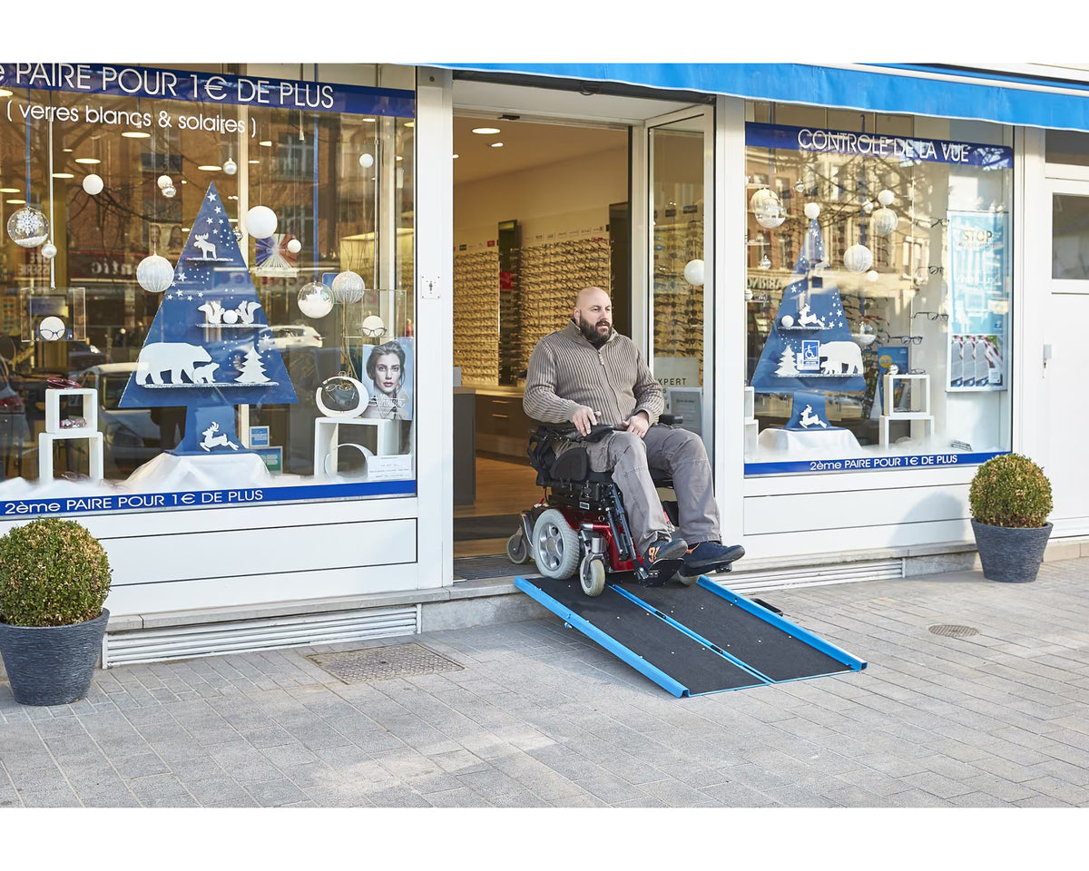 Rampe d'accès pliable en aluminium AVEC carillon