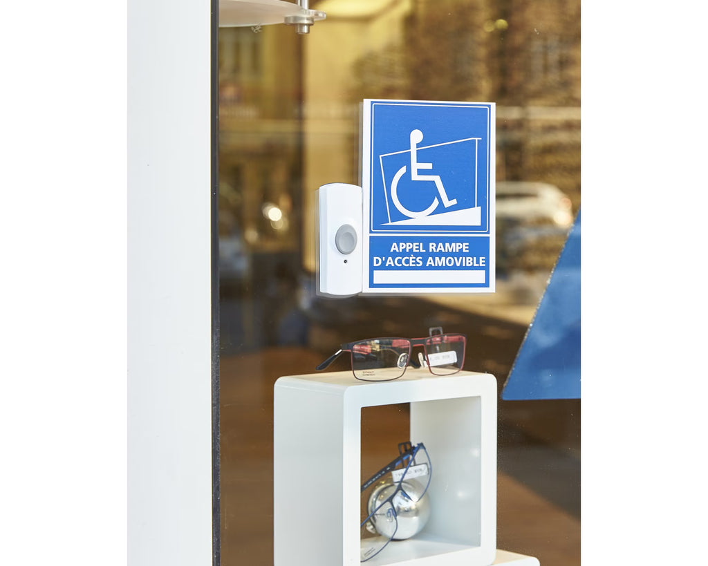 Rampe d'accès pliable en aluminium AVEC carillon
