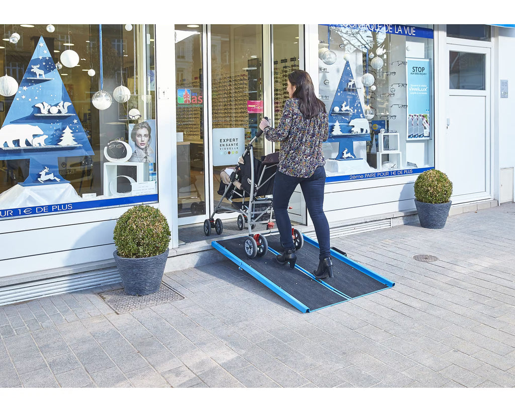 Rampe d'accès pliable en aluminium AVEC carillon