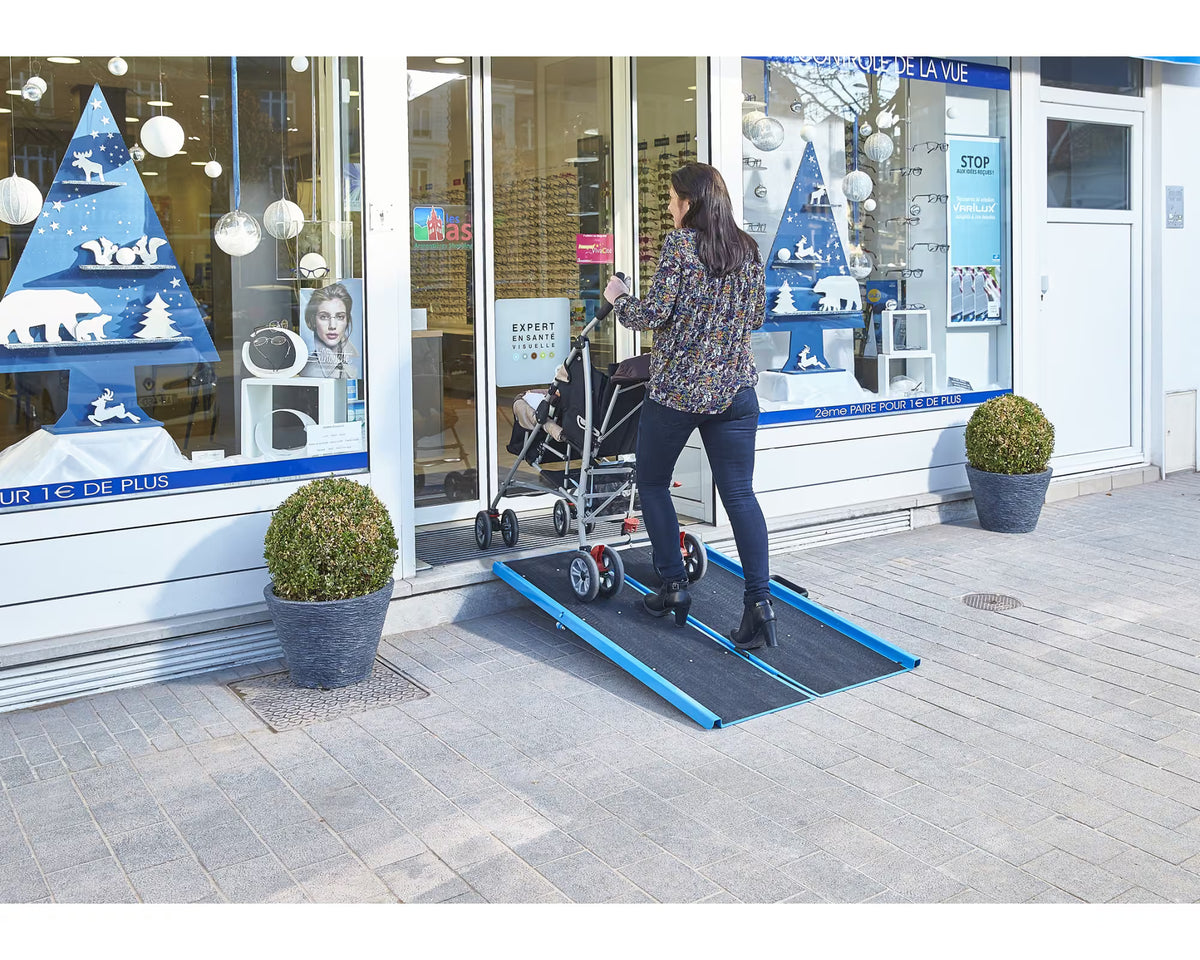 Rampe d'accès pliable en aluminium AVEC carillon