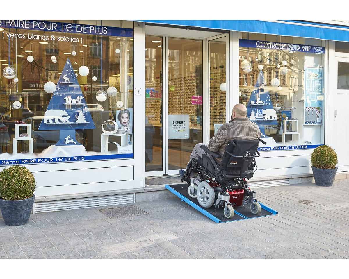 Rampe d'accès pliable en aluminium AVEC carillon