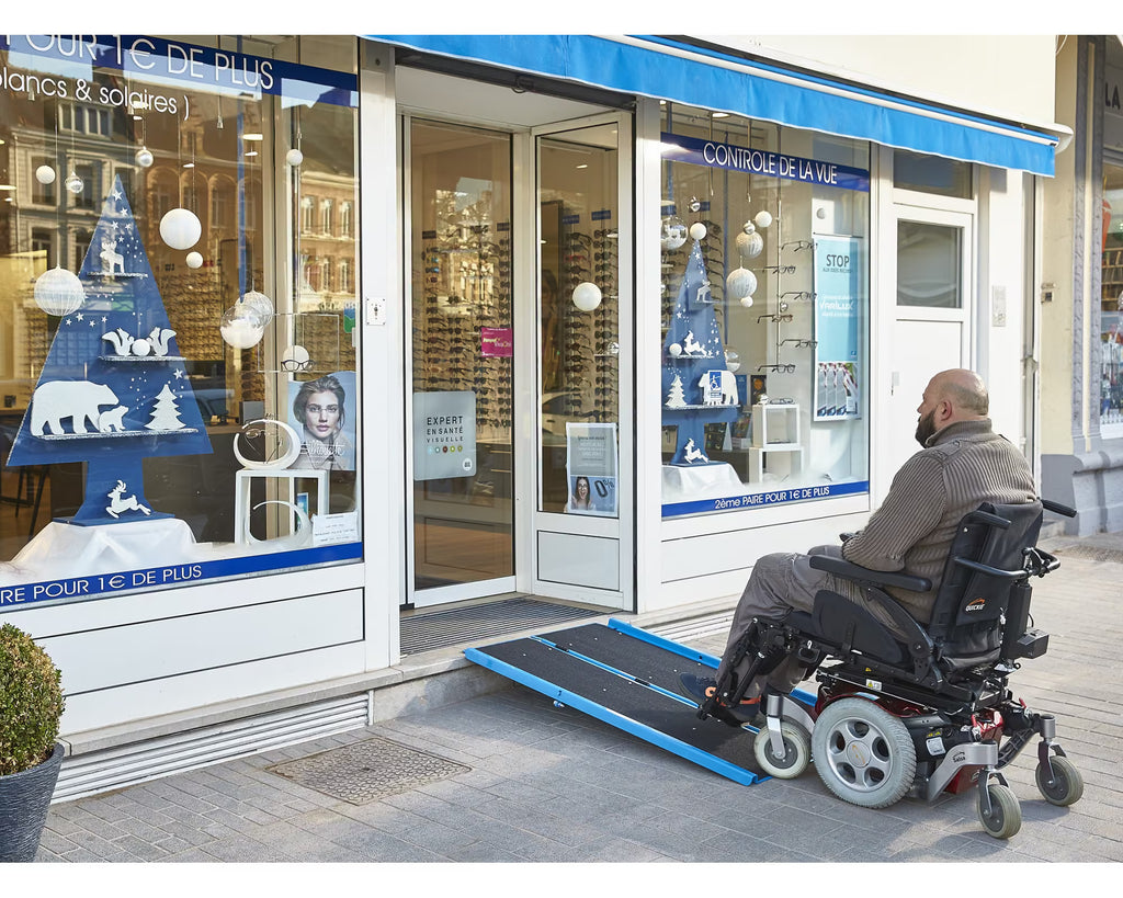 Rampe d'accès pliable en aluminium AVEC carillon